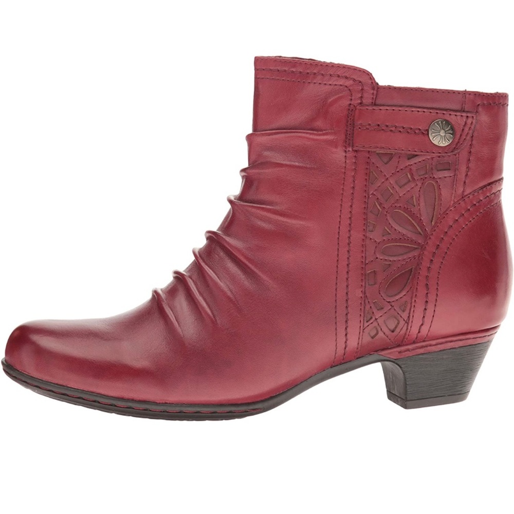 Rockport Burgundy/Red Ankle Booties/Boots